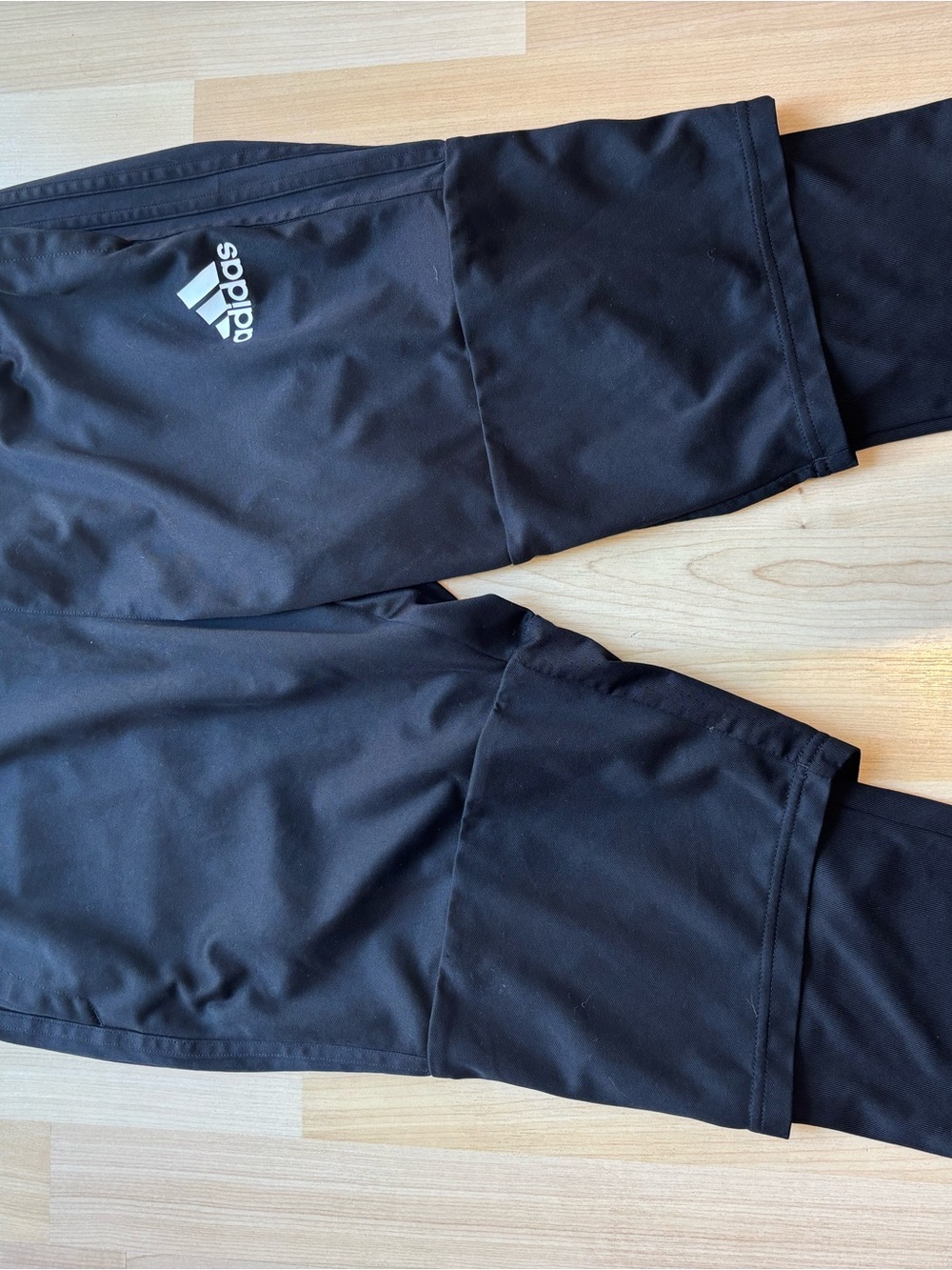 adidas Black Kids Performance Jogger Pants Large